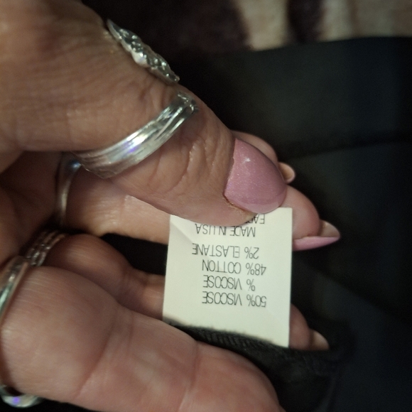 Theory Black Bodycon Tank Midi Dress Sz 6 - Picture 7 of 7